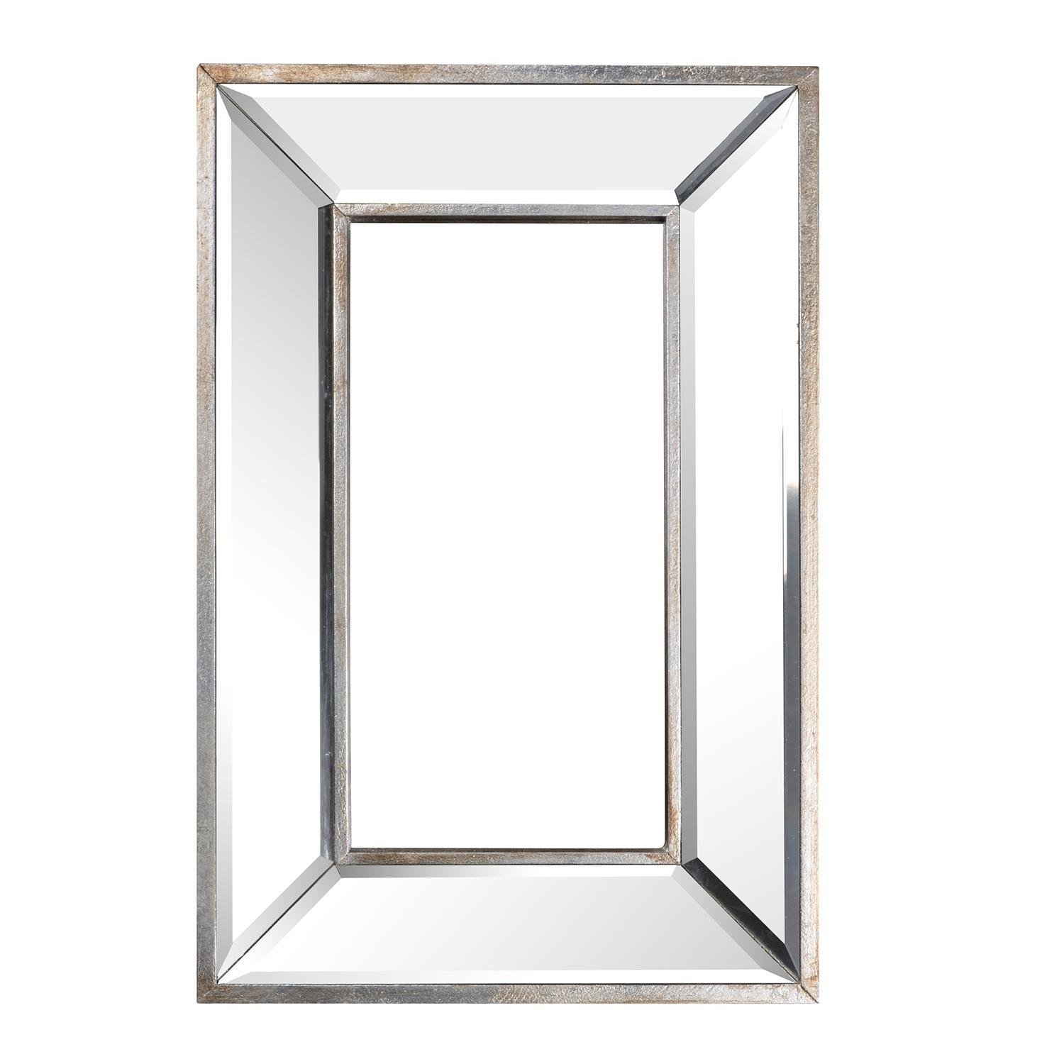 18″ Silver Framed Accent Mirror