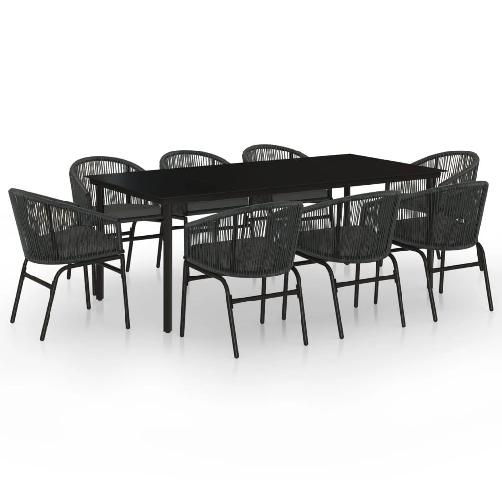 vidaXL Patio Dining Set Outdoor Dining Set Table and Chair Set for Garden