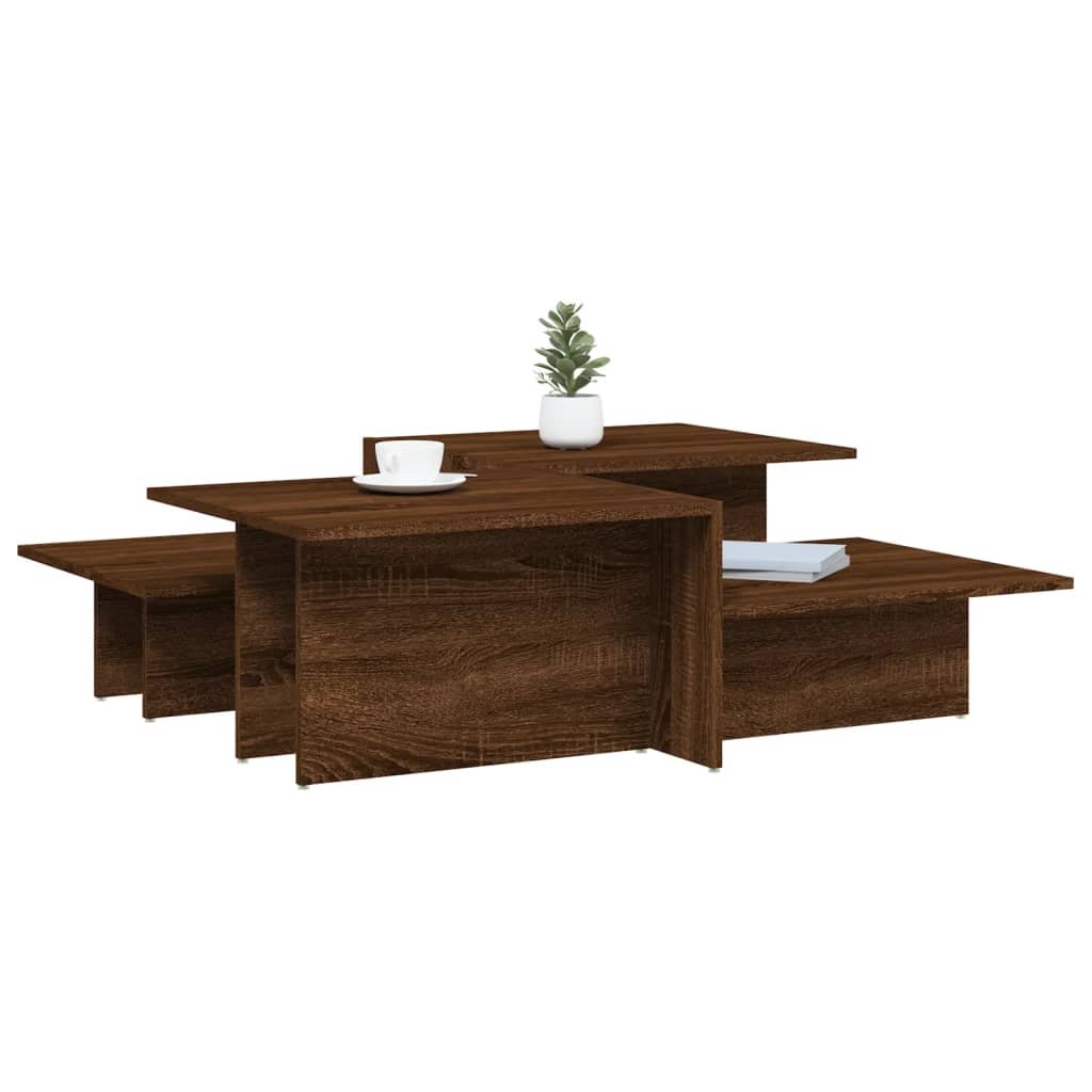 vidaXL Coffee Table Accent End Side Sofa Table for Living Room Engineered Wood