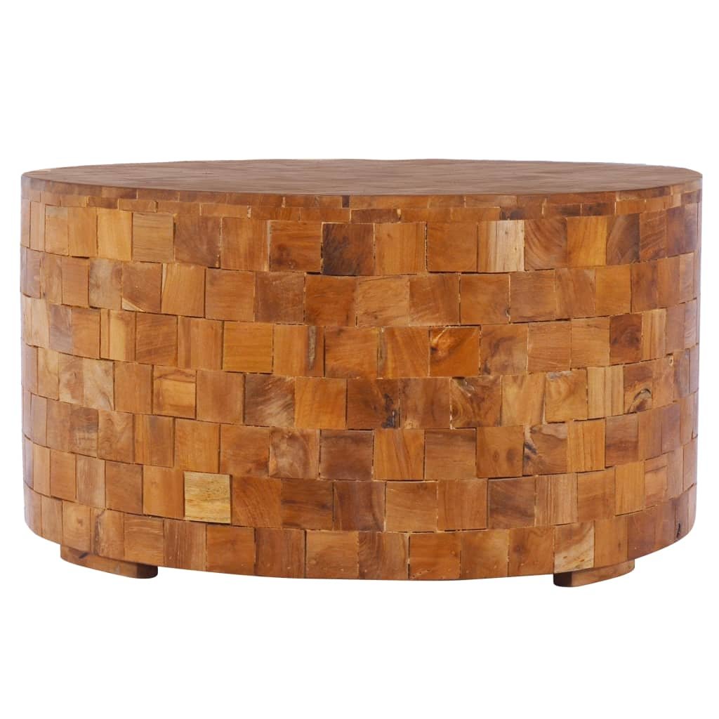 vidaXL Coffee Table 23.6″x23.6″x13.8″ Solid Teak Wood